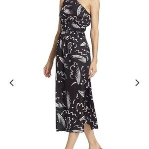 Rails Selani One-Shoulder Midi Dress - Tahiti Night